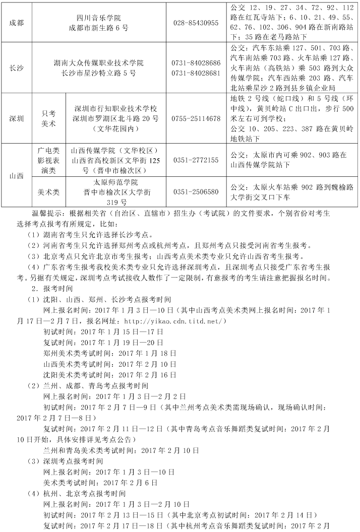 金韵艺考培训